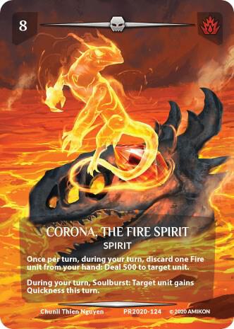 Corona, the Fire Spirit card image