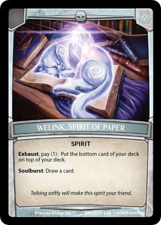 Welink, Spirit of Paper card image