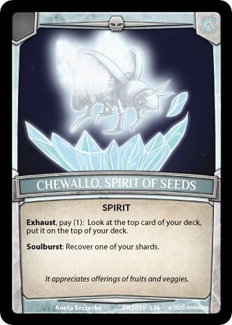 Chewallo, Spirit of Seeds card image