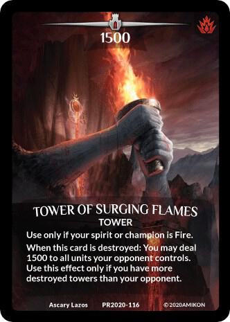 Tower of Surging Flames card image