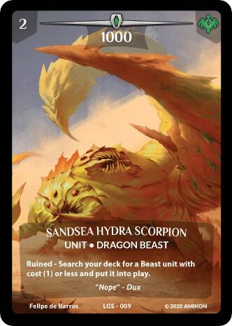 Sandsea Hydra Scorpion