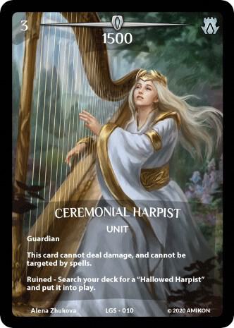 Ceremonial Harpist