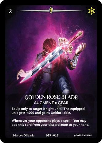 Golden Rose Blade