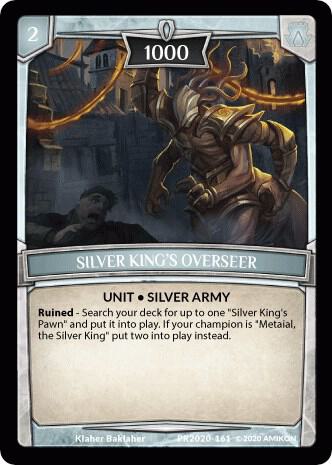 Silver King's Overseer card image