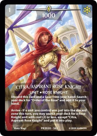 Citra, Aspirant Rose Knight card image