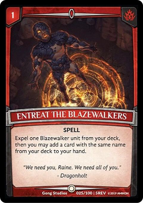 Entreat the Blazewalkers card image