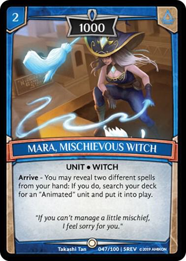 Mara, Mischievous Witch card image