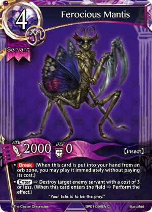 Ferocious Mantis card image