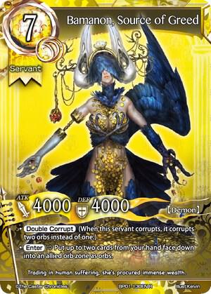 Bamanon, Source of Greed card image
