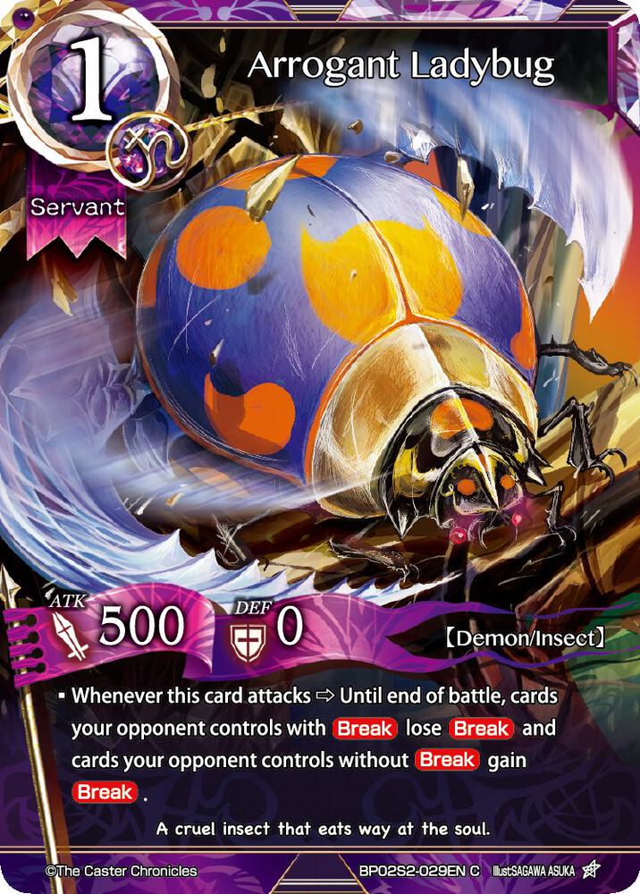 Arrogant Ladybug card image