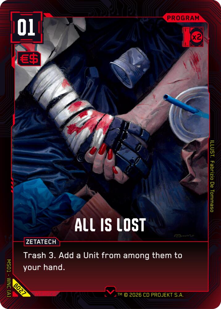 All is Lost card image