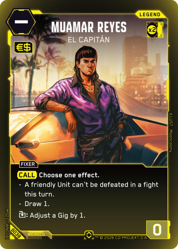 Muamar Reyes - El Capitan card image