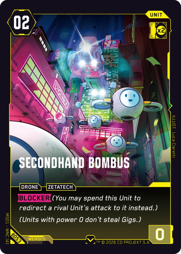 Secondhand Bombus card image