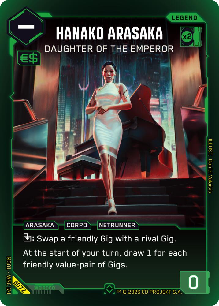 Hanako Arasaka - Daughter of the Emperor card image