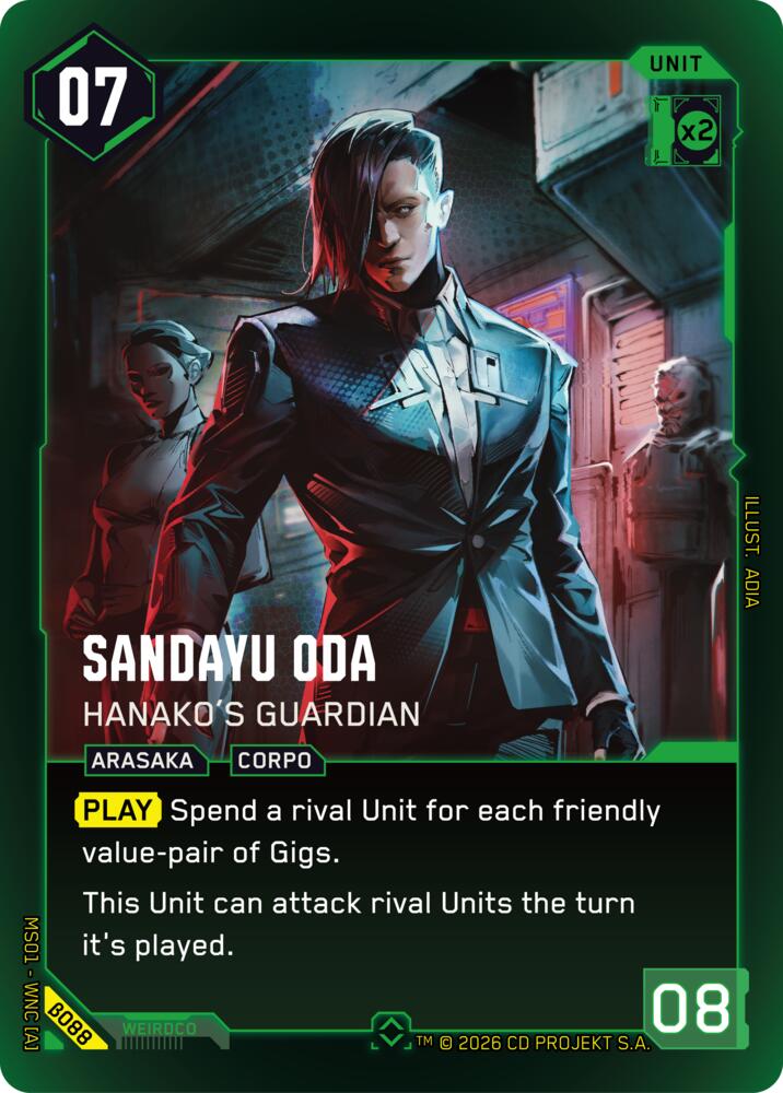Sandayu Oda - Hanako's Guardian card image
