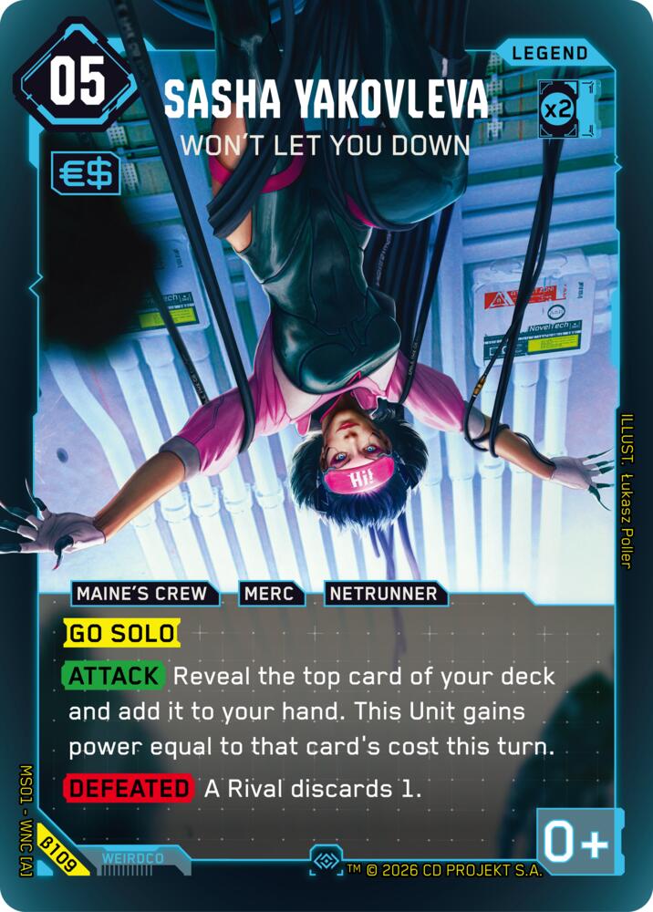Sasha Yakovleva - Won't Let You Down card image