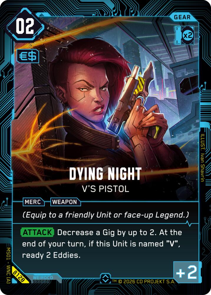 Dying Night - V's Pistol card image
