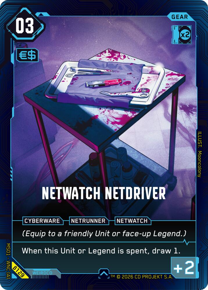 NetWatch Netdriver card image