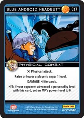 Blue Android Headbutt