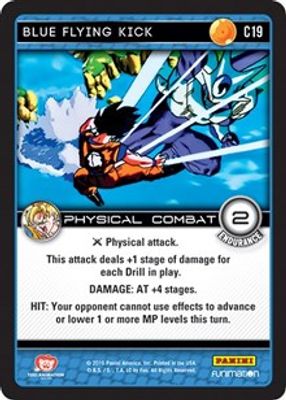 Blue Flying Kick