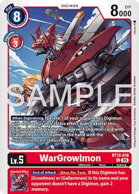 WarGrowlmon card image