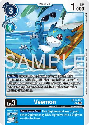 Veemon card image