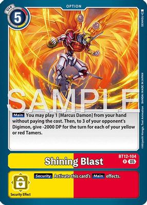 Shining Blast card image