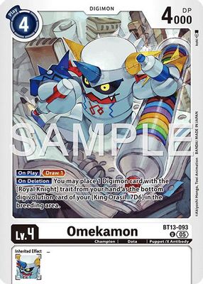 Omekamon card image