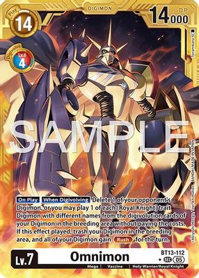 Omnimon card image