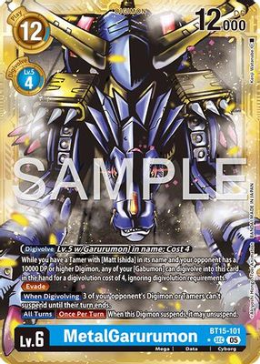 MetalGarurumon card image