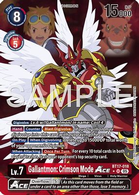 Gallantmon: Crimson Mode ACE card image