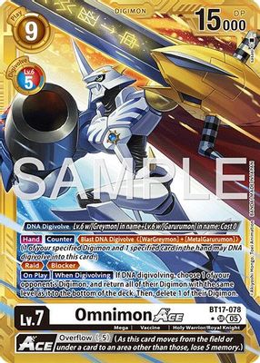 Omnimon ACE card image