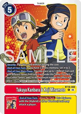 Takuya Kanbara & Koji Minamoto card image