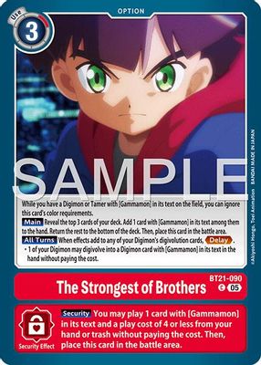 The Strongest of Brothers card image