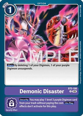 Demonic Disaster card image