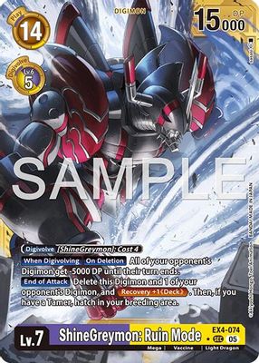 ShineGreymon: Ruin Mode card image
