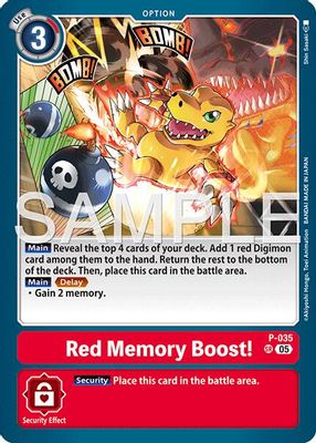 Red Memory Boost! card image