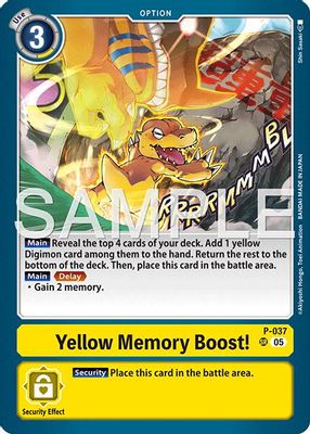 Yellow Memory Boost! card image