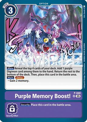 Purple Memory Boost! card image