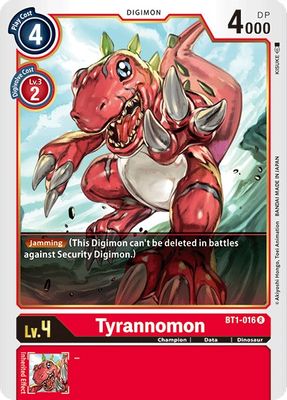 Tyrannomon card image
