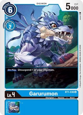 Garurumon card image
