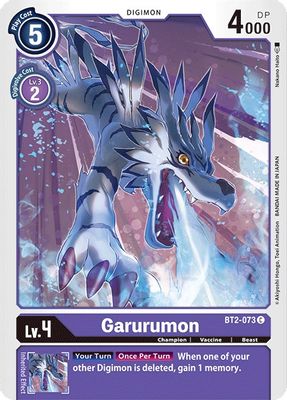 Garurumon card image