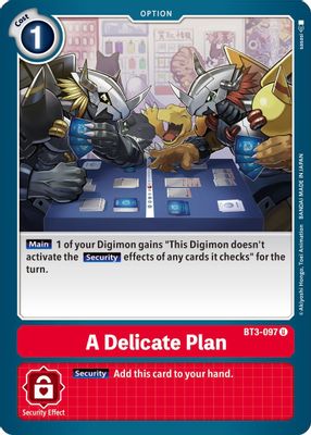 A Delicate Plan card image
