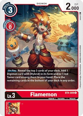 Flamemon card image