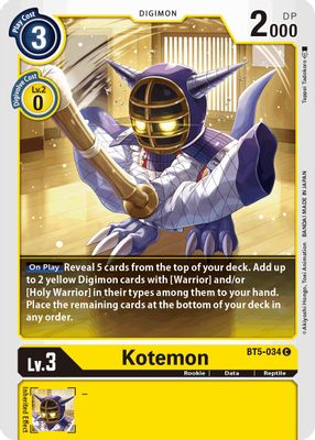 Kotemon card image
