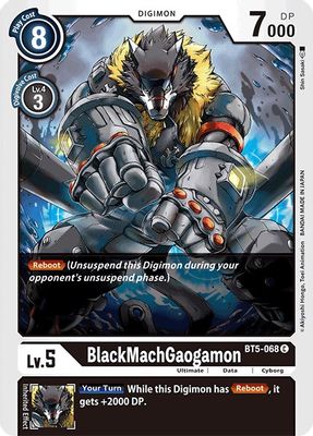 BlackMachGaogamon card image