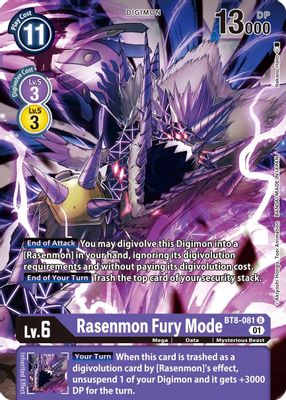 Rasenmon Fury Mode card image