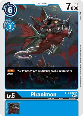 Piranimon card image
