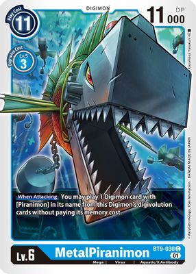MetalPiranimon card image
