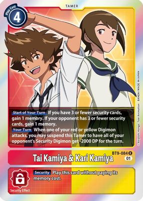 Tai Kamiya & Kari Kamiya card image
